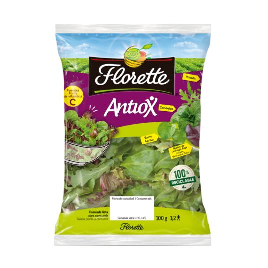 ENSALADA ANTIOX, 100G FLORETTE