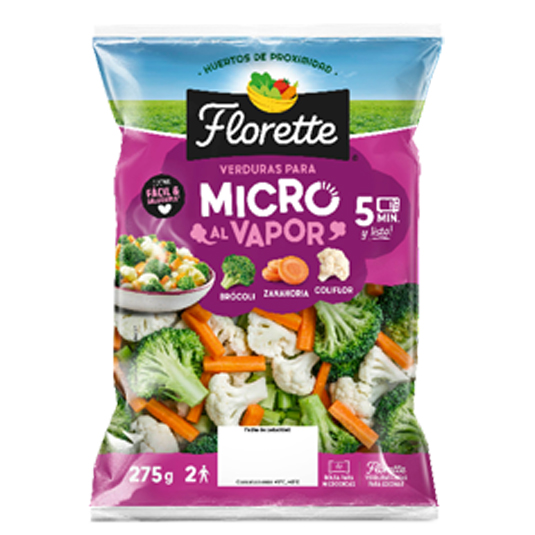 VERDURAS PARA MICRO , 275G FLORETTE