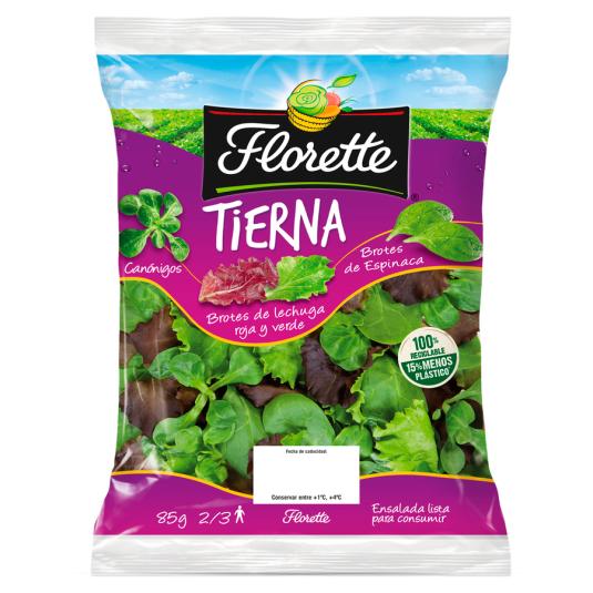 ENSALADA TIERNA , 85G FLORETTE