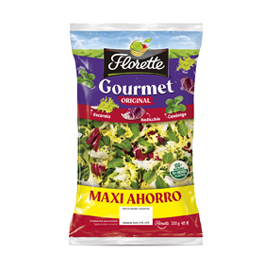 ENSALADA GOURMET MAXI AHORRO, 320G FLORETTE