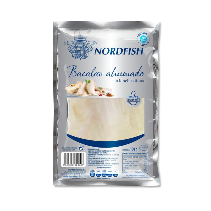 BACALAO AHUMADO, 100G NORDFISH