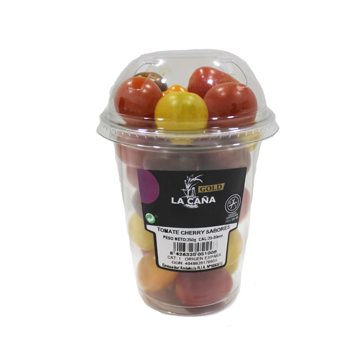 TOMATE CHERRY COCKTAIL, BANDEJA 250G LA CAÑA
