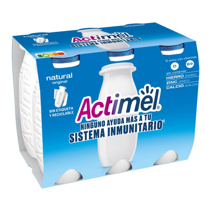 YOGUR ACTIMEL NATURAL, 6X100ML DANONE