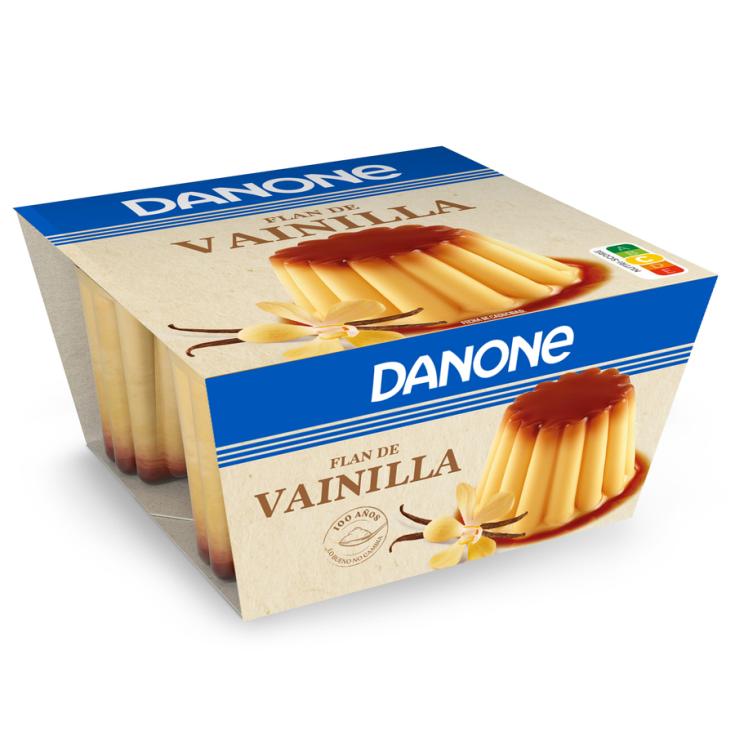 FLAN DE VAINILLA, 4X100GR DANONE
