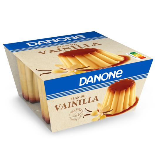 FLAN DE VAINILLA, 4X100GR DANONE