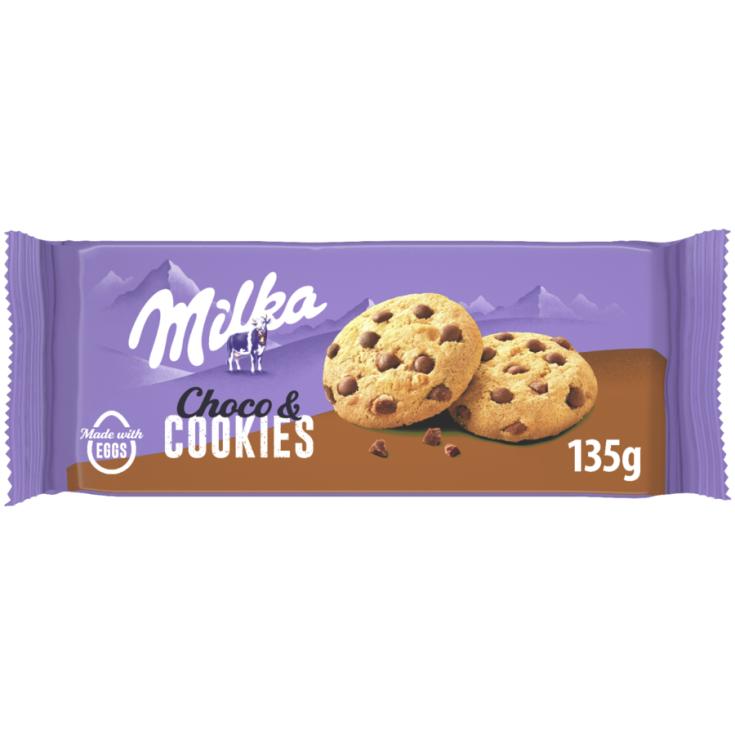 GALLETAS CON CHOCOLATE, 135G MILKA