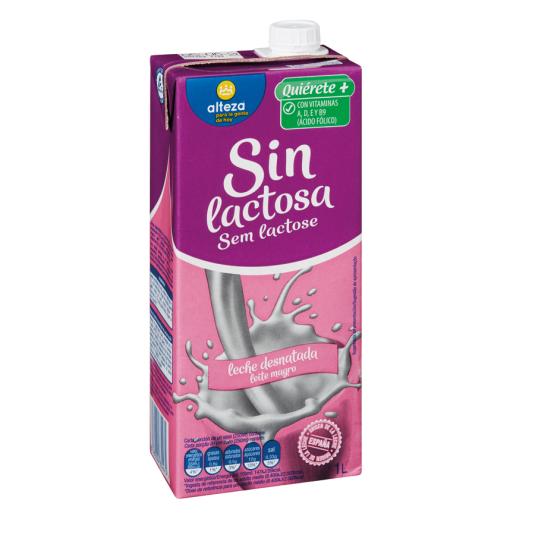 LECHE DESNATADA SIN LACTOSA ALTEZA, 1L ALTEZA