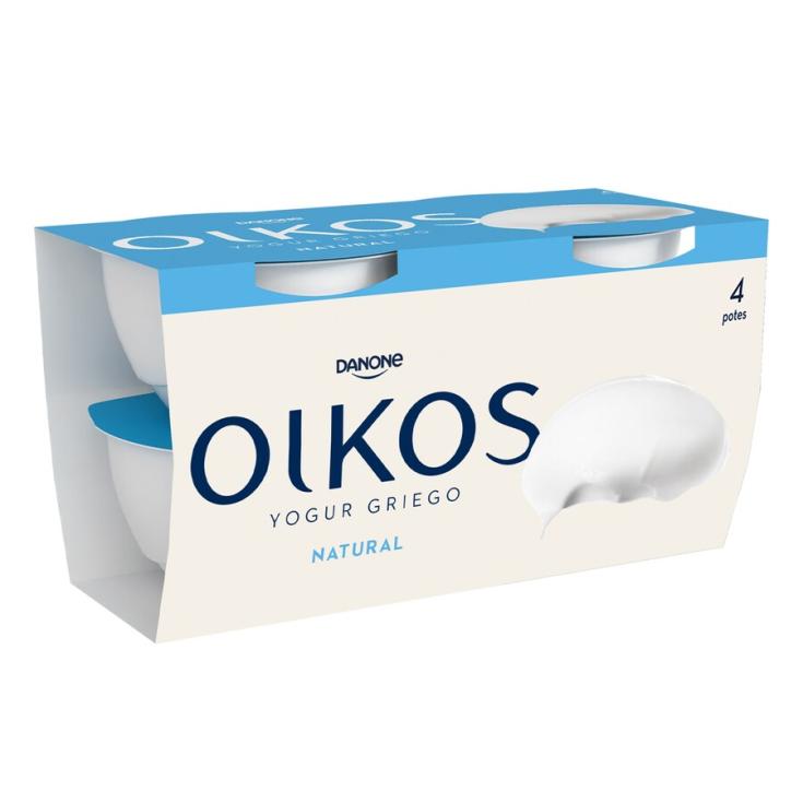 YOGUR GRIEGO NATURAL, 4X115GR OIKOS