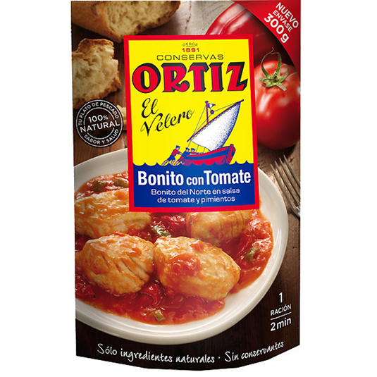 BONITO CON TOMATE, 300G CONSERVAS ORTIZ