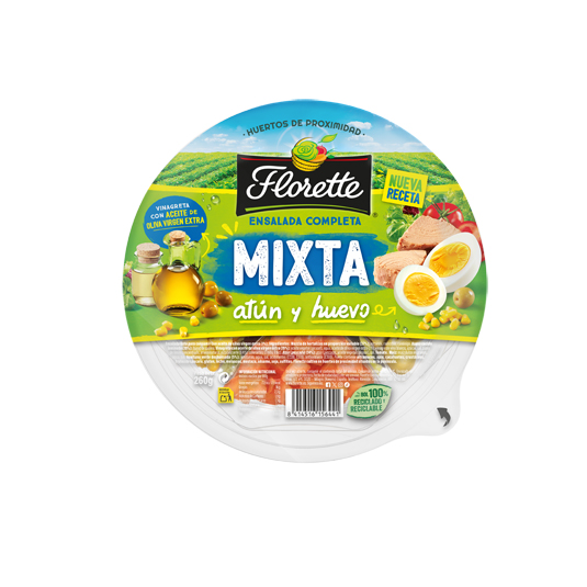 ENSALADA MIXTA BARQUETA , 260 G FLORETTE