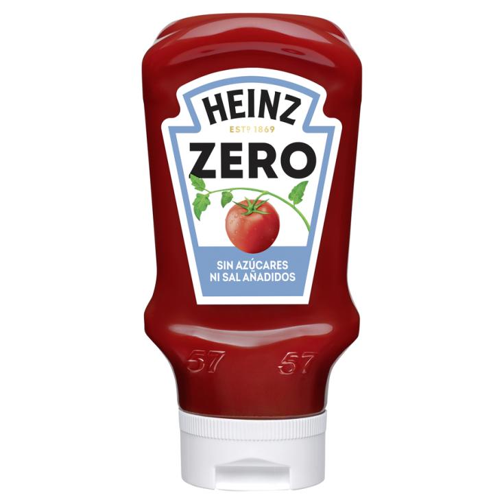 TOMATE KETCHUP ZERO, 425GR HEINZ 