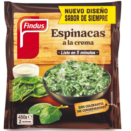 ESPINACAS A LA CREMA   FINDUS 