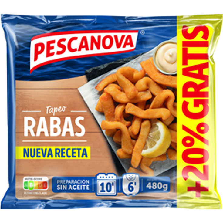 RABAS DE CALAMAR REBOZADAS, 400 G  PESCANOVA