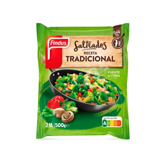 SALTEADO TRADICIONAL DE VERDURAS , 500 G FINDUS 
