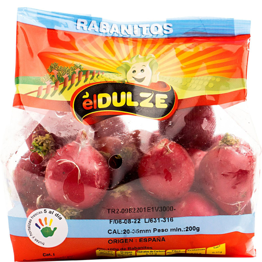 RABANITOS BOLSA ,100G EL DULZE
