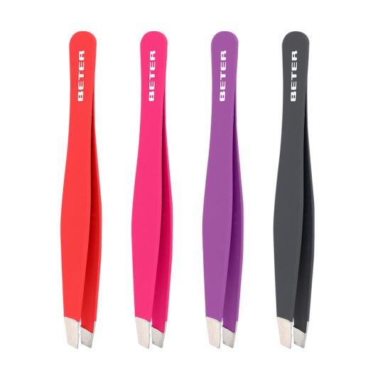PINZA DEPILAR PUNTA OBLICUA SOFT TOUCH BETER