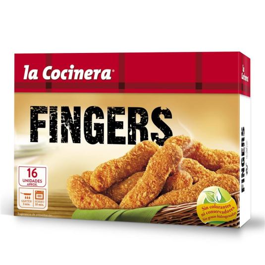RECETAS CRUJIENTES FINGERS POLLO , 320G LA COCINERA