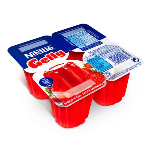 GELLY SABOR FRESA, 4X90G NESTLE