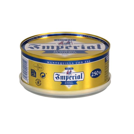 MANTEQUILLA LATA CON SAL  ,250G IMPERIAL