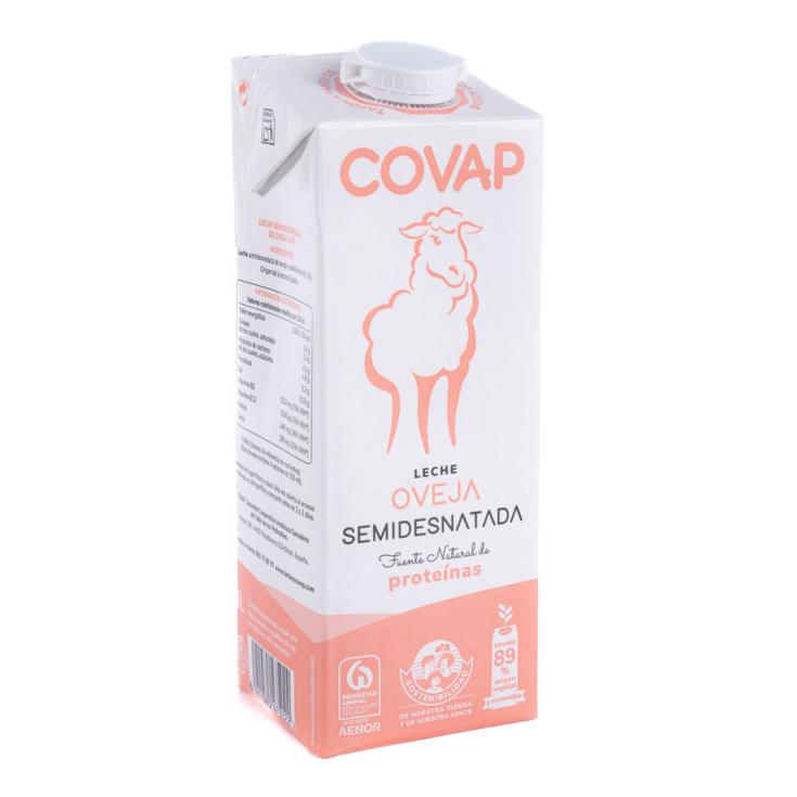 LECHE DE OVEJA SEMIDESNATADA, 1 L COVAP